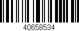 Código de barras (EAN, GTIN, SKU, ISBN): '40658534'