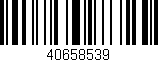 Código de barras (EAN, GTIN, SKU, ISBN): '40658539'
