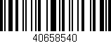 Código de barras (EAN, GTIN, SKU, ISBN): '40658540'