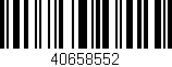 Código de barras (EAN, GTIN, SKU, ISBN): '40658552'