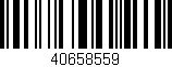 Código de barras (EAN, GTIN, SKU, ISBN): '40658559'
