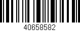 Código de barras (EAN, GTIN, SKU, ISBN): '40658582'