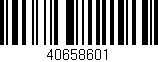 Código de barras (EAN, GTIN, SKU, ISBN): '40658601'