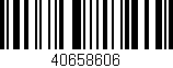 Código de barras (EAN, GTIN, SKU, ISBN): '40658606'