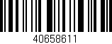 Código de barras (EAN, GTIN, SKU, ISBN): '40658611'