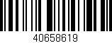 Código de barras (EAN, GTIN, SKU, ISBN): '40658619'