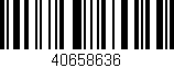 Código de barras (EAN, GTIN, SKU, ISBN): '40658636'