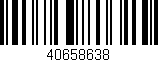 Código de barras (EAN, GTIN, SKU, ISBN): '40658638'