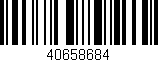 Código de barras (EAN, GTIN, SKU, ISBN): '40658684'