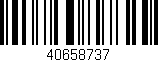 Código de barras (EAN, GTIN, SKU, ISBN): '40658737'