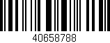 Código de barras (EAN, GTIN, SKU, ISBN): '40658788'