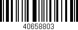 Código de barras (EAN, GTIN, SKU, ISBN): '40658803'