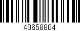 Código de barras (EAN, GTIN, SKU, ISBN): '40658804'