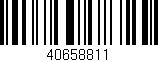 Código de barras (EAN, GTIN, SKU, ISBN): '40658811'