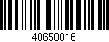 Código de barras (EAN, GTIN, SKU, ISBN): '40658816'