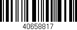 Código de barras (EAN, GTIN, SKU, ISBN): '40658817'