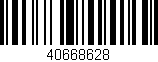 Código de barras (EAN, GTIN, SKU, ISBN): '40668628'