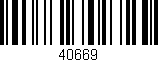 Código de barras (EAN, GTIN, SKU, ISBN): '40669'