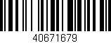 Código de barras (EAN, GTIN, SKU, ISBN): '40671679'