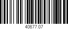 Código de barras (EAN, GTIN, SKU, ISBN): '40677.07'