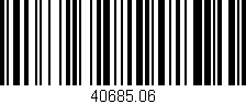 Código de barras (EAN, GTIN, SKU, ISBN): '40685.06'