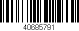 Código de barras (EAN, GTIN, SKU, ISBN): '40685791'