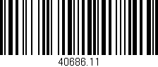 Código de barras (EAN, GTIN, SKU, ISBN): '40686.11'