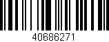 Código de barras (EAN, GTIN, SKU, ISBN): '40686271'