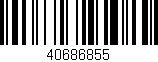 Código de barras (EAN, GTIN, SKU, ISBN): '40686855'