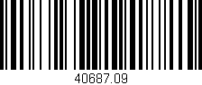 Código de barras (EAN, GTIN, SKU, ISBN): '40687.09'
