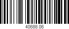Código de barras (EAN, GTIN, SKU, ISBN): '40688.06'