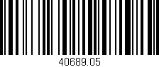 Código de barras (EAN, GTIN, SKU, ISBN): '40689.05'