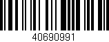 Código de barras (EAN, GTIN, SKU, ISBN): '40690991'
