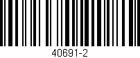 Código de barras (EAN, GTIN, SKU, ISBN): '40691-2'