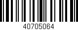 Código de barras (EAN, GTIN, SKU, ISBN): '40705064'