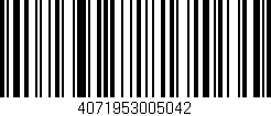 Código de barras (EAN, GTIN, SKU, ISBN): '4071953005042'