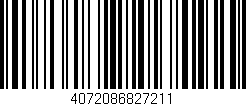 Código de barras (EAN, GTIN, SKU, ISBN): '4072086827211'