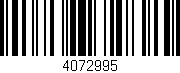 Código de barras (EAN, GTIN, SKU, ISBN): '4072995'