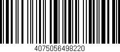 Código de barras (EAN, GTIN, SKU, ISBN): '4075056498220'