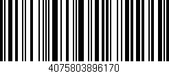Código de barras (EAN, GTIN, SKU, ISBN): '4075803896170'