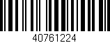 Código de barras (EAN, GTIN, SKU, ISBN): '40761224'
