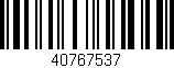 Código de barras (EAN, GTIN, SKU, ISBN): '40767537'