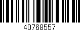 Código de barras (EAN, GTIN, SKU, ISBN): '40768557'