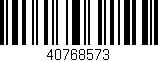 Código de barras (EAN, GTIN, SKU, ISBN): '40768573'