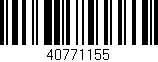 Código de barras (EAN, GTIN, SKU, ISBN): '40771155'