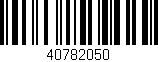 Código de barras (EAN, GTIN, SKU, ISBN): '40782050'
