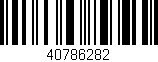 Código de barras (EAN, GTIN, SKU, ISBN): '40786282'