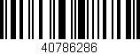 Código de barras (EAN, GTIN, SKU, ISBN): '40786286'