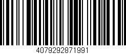 Código de barras (EAN, GTIN, SKU, ISBN): '4079292871991'
