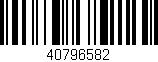 Código de barras (EAN, GTIN, SKU, ISBN): '40796582'